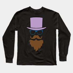 Gentleman Beard Long Sleeve T-Shirt